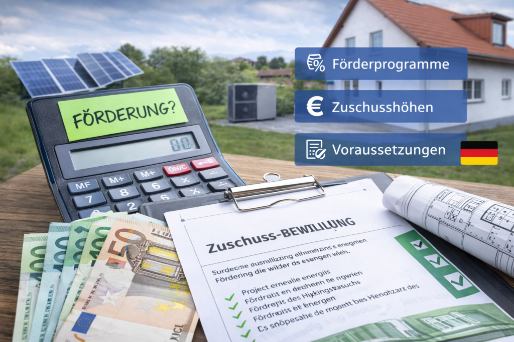 Fördermittel für neue Heizung in Deutschland – Zuschüsse für Wärmepumpe und erneuerbare Energien